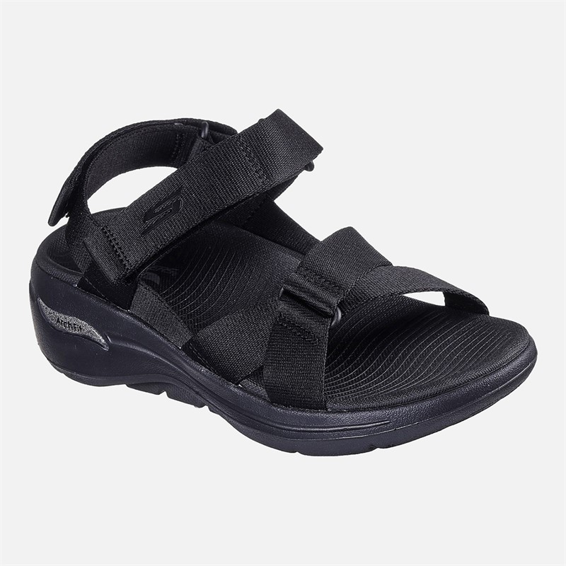 SKECHERS Sandales Gowalk Arch Fit Femme Noir