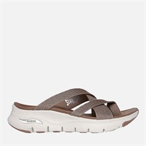 SKECHERS Dames Arch Fit Sandalen Mocha