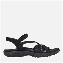 SKECHERS Dames Reggae Slim Sandalen Zwart