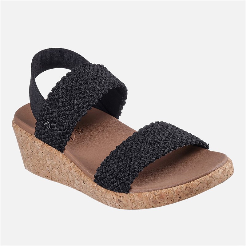 SKECHERS Sandales Beverlee Arch Fit Femme Noir