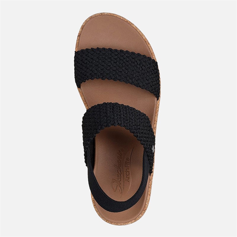 SKECHERS Sandales Beverlee Arch Fit Femme Noir