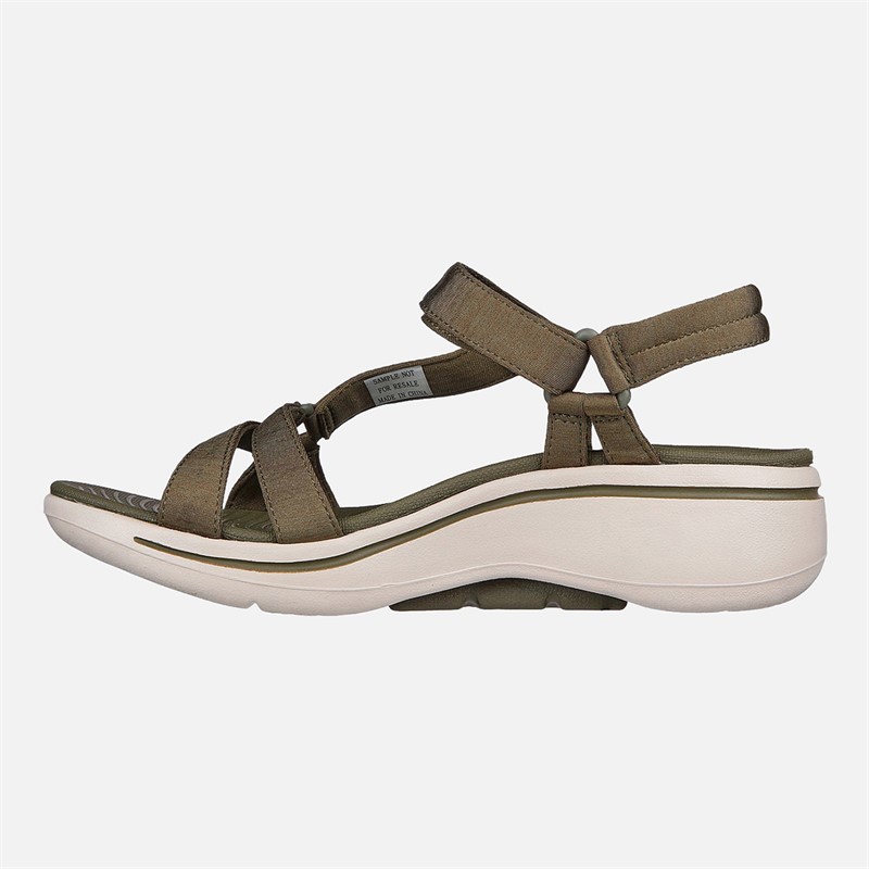 SKECHERS Sandales Gowalk Arch Fit Elite Femme Olive