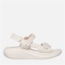 SKECHERS Dames Max Cushioning Essentiële Sandalen Natur