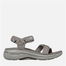 SKECHERS Dames Gowalk Arch Fit Sandalen Dark Taupe