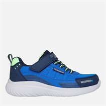 SKECHERS Boys Bounder 2.0 Aqua Pace Waterproof Sneakers Navy