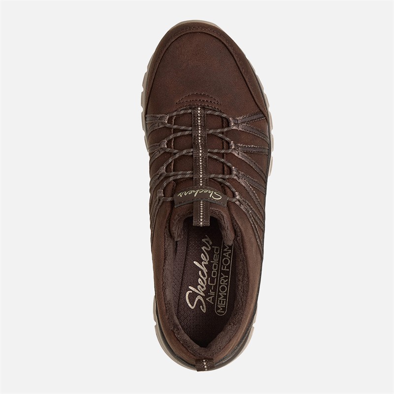 SKECHERS Womens Graceful Cozy Hug Sneakers Brown