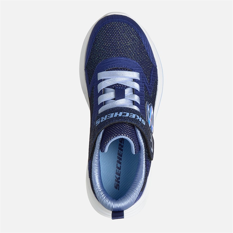 SKECHERS Girls Wave 92 Sneakers Navy