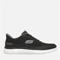 SKECHERS Herren Summits Leyter Slip Ins Sneaker Schwarz