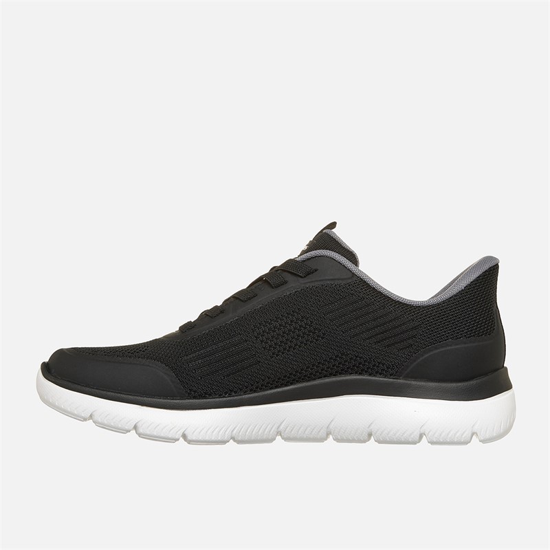 SKECHERS Herren Summits Leyter Slip Ins Sneaker Schwarz