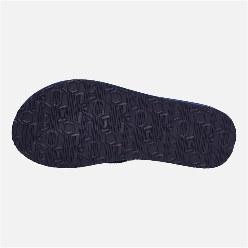 SKECHERS Womens Stay Loyal Meditation Flip Flops Navy