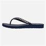 SKECHERS Womens Lucky One Meditation Flip Flops Navy Metallic