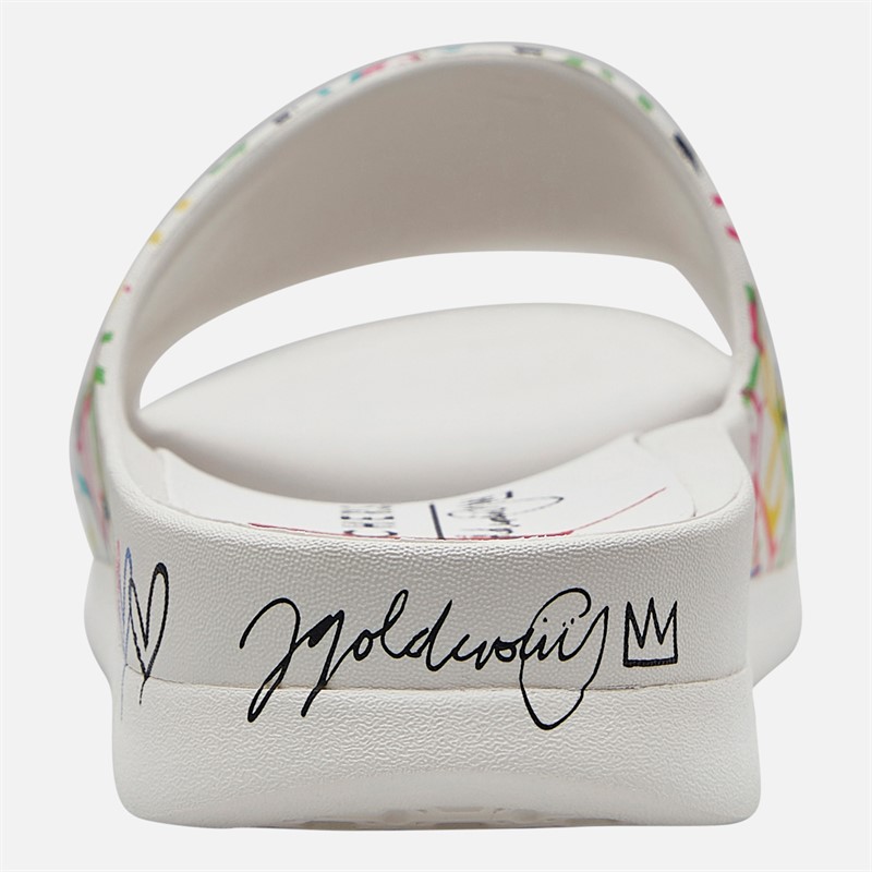 SKECHERS Womens Trust Love Cali Charm Sliders White/Multi