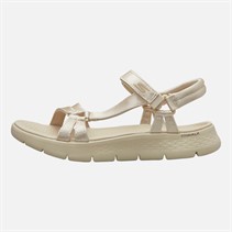 SKECHERS Womens Chic Go Walk Flex Sandals Natural