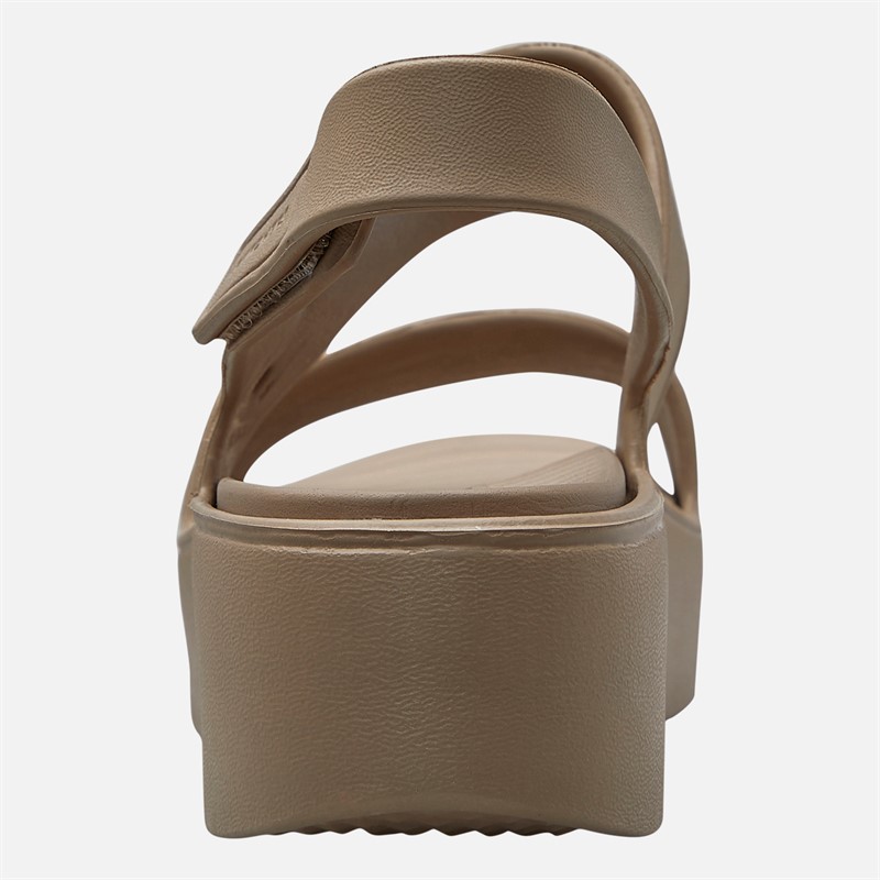 SKECHERS Womens Sunrise Arch Fit Upbeat Sandals Taupe