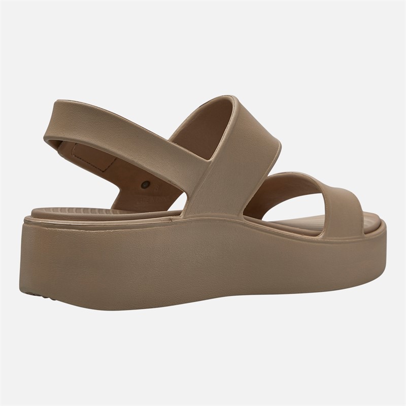 SKECHERS Womens Sunrise Arch Fit Upbeat Sandals Taupe