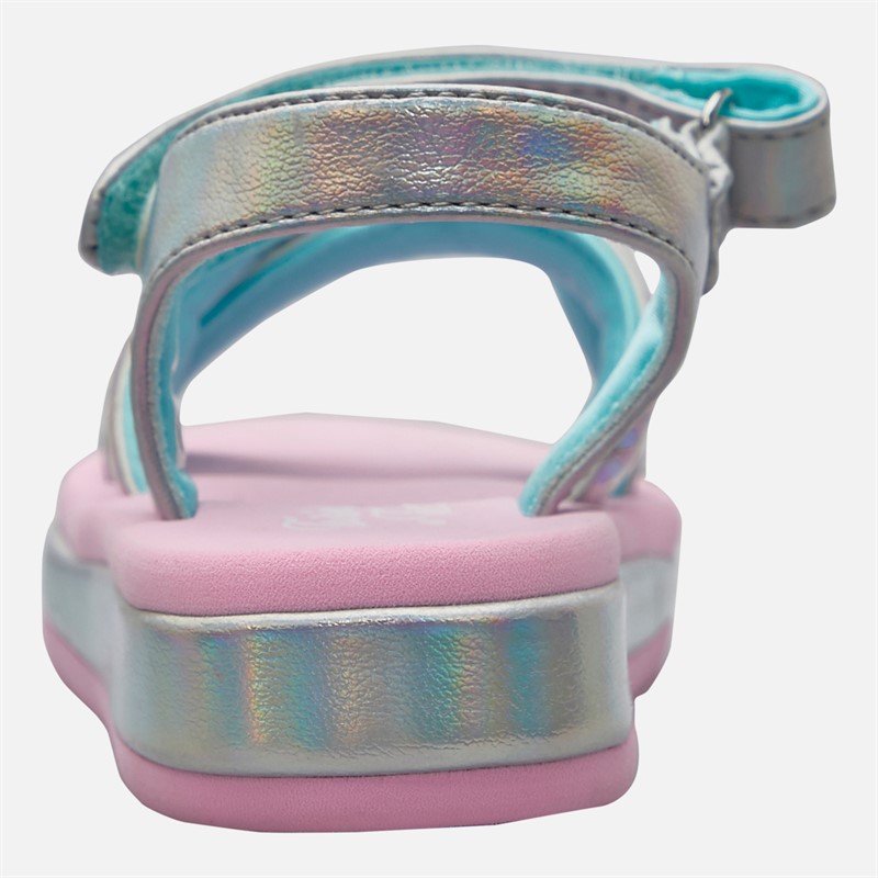 SKECHERS Infant Girls Confetti Splash Sunshines Sandals Silver/Multi