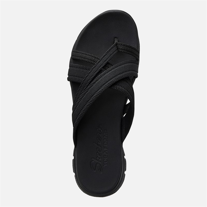 SKECHERS Womens Perfect 4 You Flex Appeal 4.0 Sandals Black