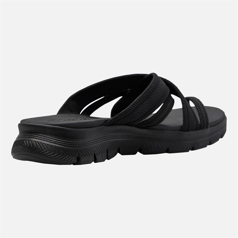 SKECHERS Womens Perfect 4 You Flex Appeal 4.0 Sandals Black