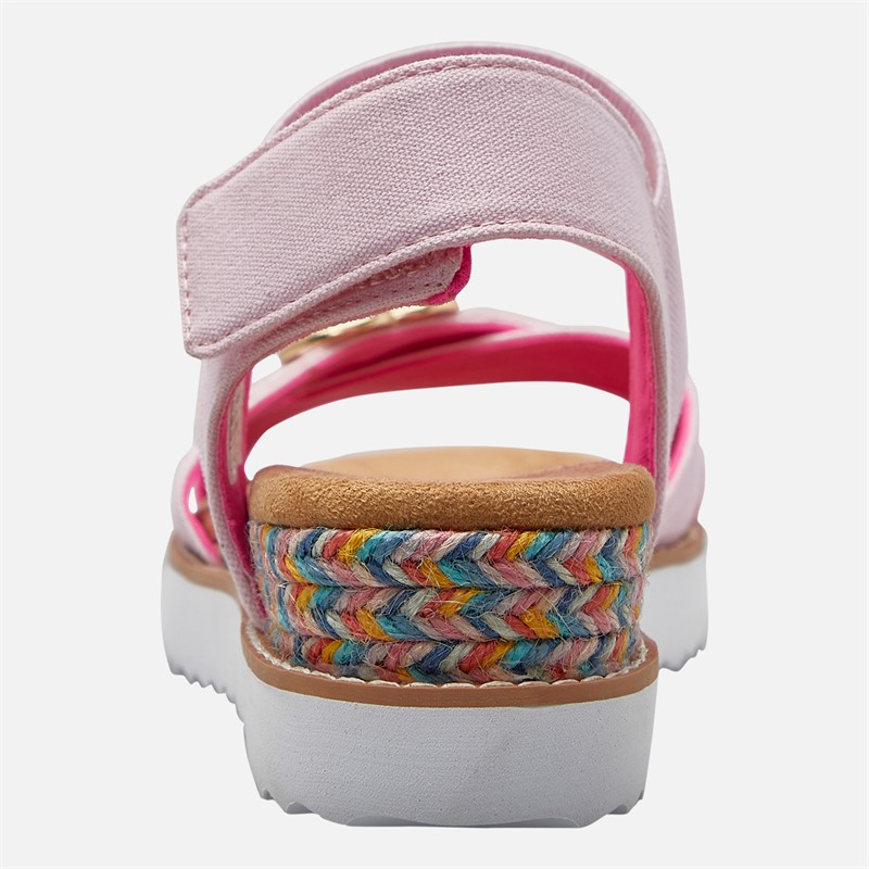SKECHERS Girls Miss Desert Kiss Hi Sandals Light Pink