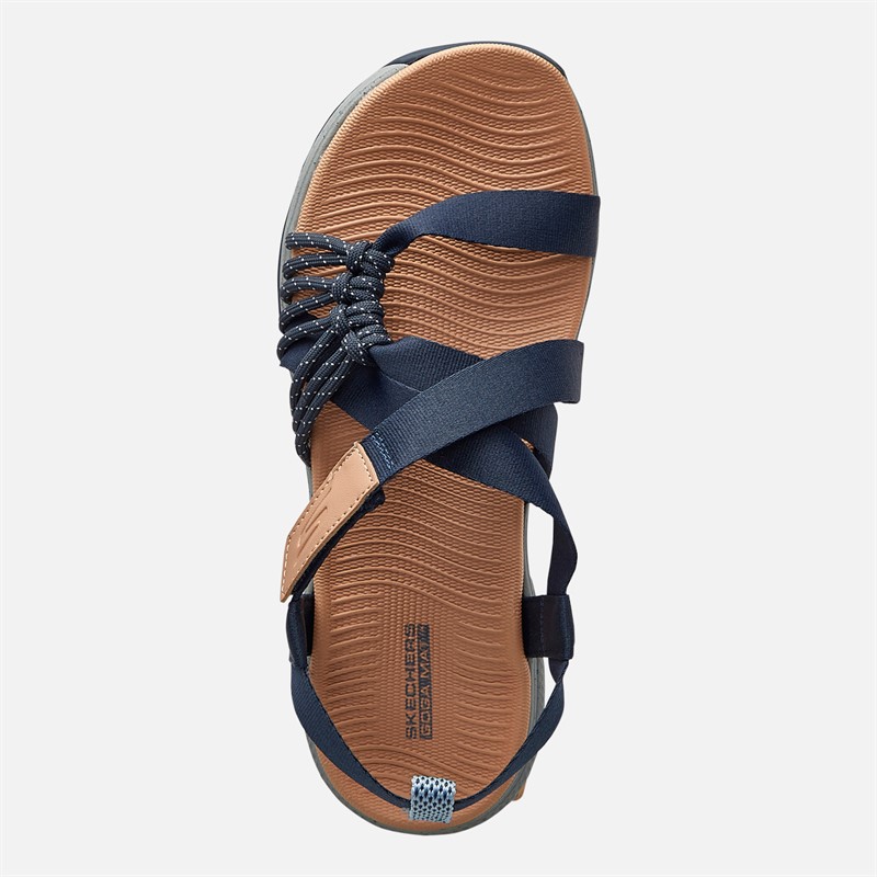 SKECHERS Womens Sidetracked Outdoor Ultra Sandals Navy