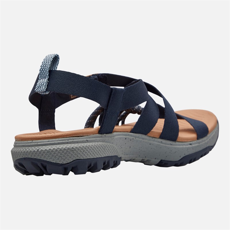 SKECHERS Womens Sidetracked Outdoor Ultra Sandals Navy