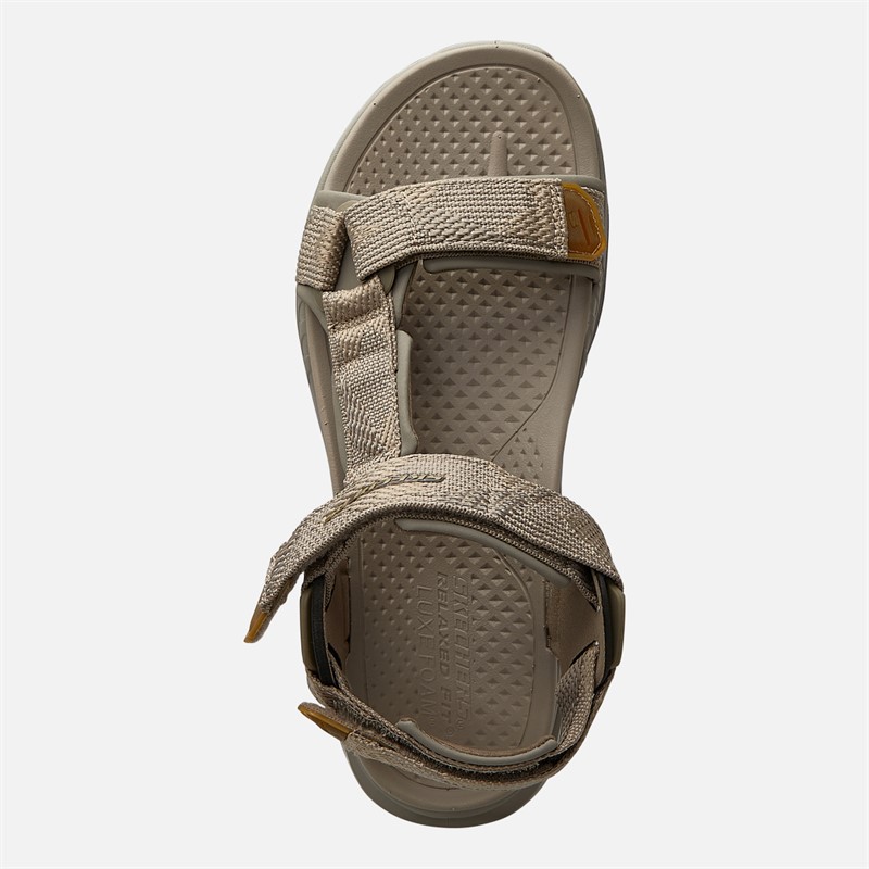 SKECHERS Mens Azusa Orvan SD Sandals Taupe