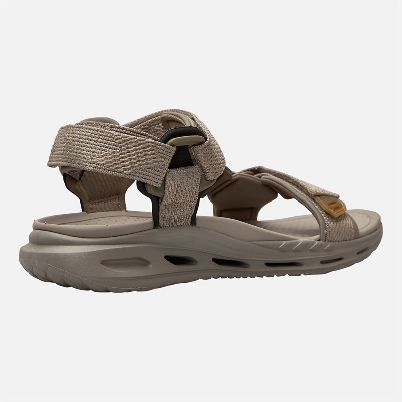 SKECHERS Mens Azusa Orvan SD Sandals Taupe