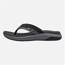 SKECHERS Mens Falco Silva Flip Flops Black