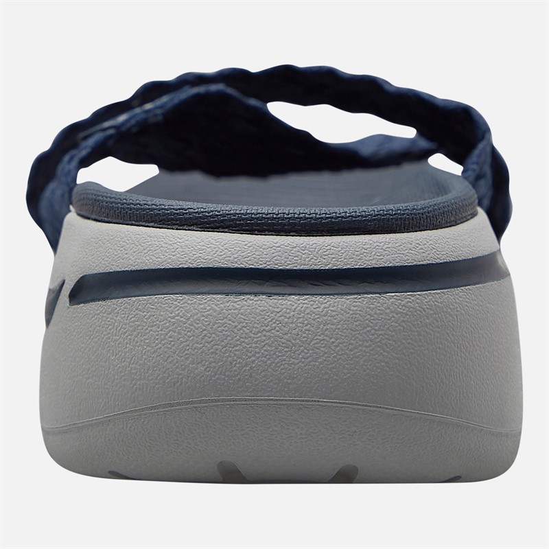 SKECHERS Womens Wondrous Go Walk Arch Fit Sandals Navy