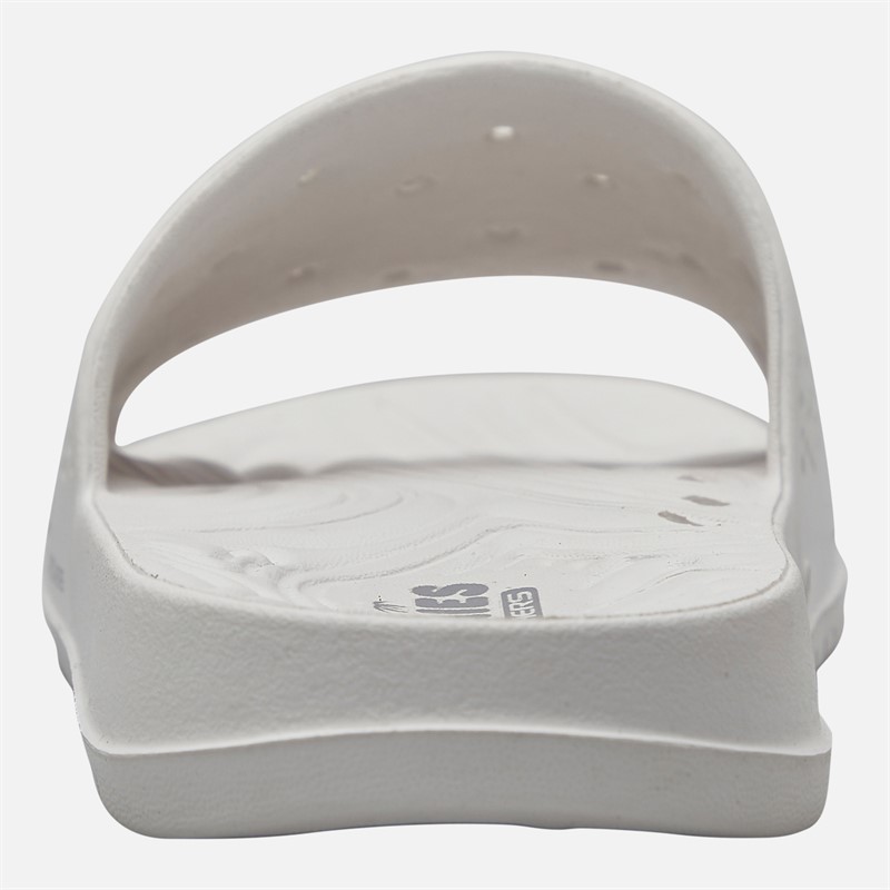 SKECHERS Womens Beachy Gleam Sliders White