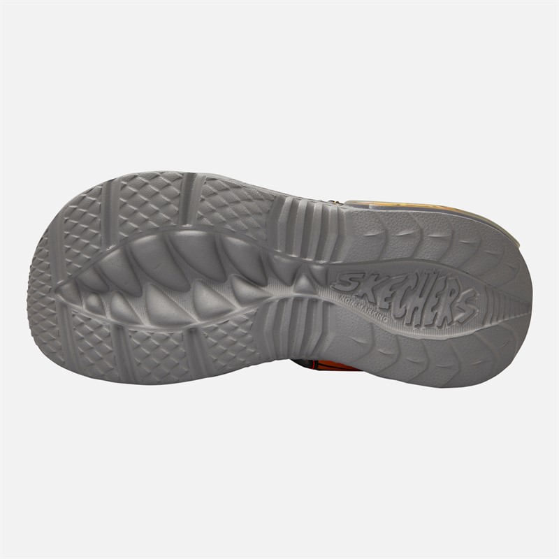 SKECHERS Boys Splash Bugtacular Creature Sandals Black/Yellow