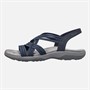 SKECHERS Womens Simply Stretch Reggae Slim Sandals Navy