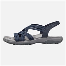 SKECHERS Womens Simply Stretch Reggae Slim Sandals Navy