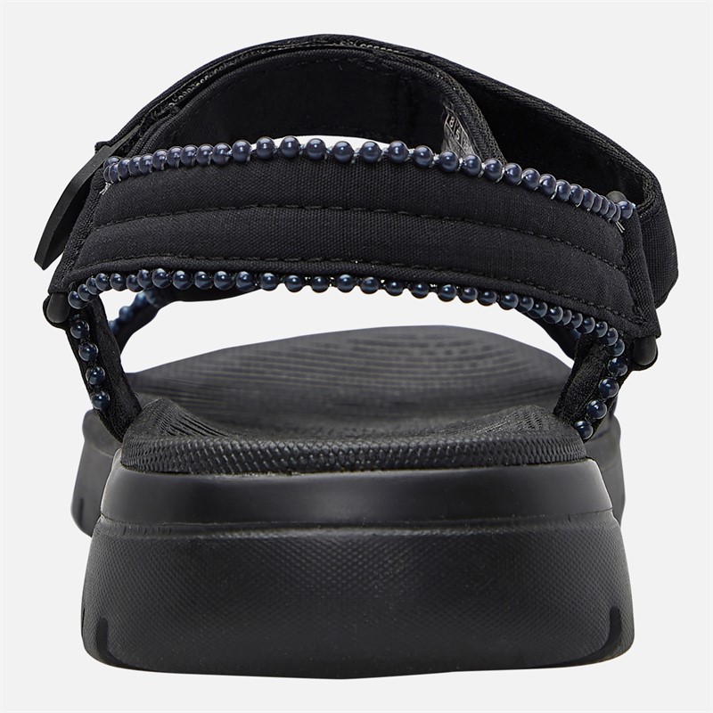 SKECHERS Womens Classy On-The-Go Flex Sandals Black