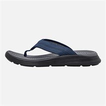 SKECHERS Mens Point Vista Sargo Flip Flops Navy