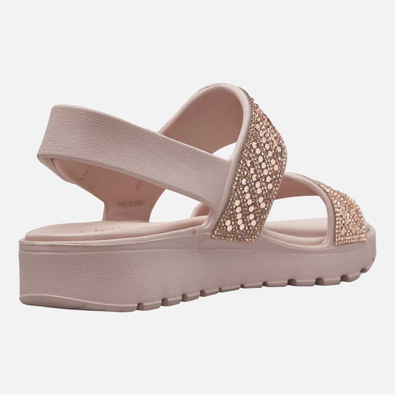 SKECHERS Womens Enchant Arch Fit Footsteps Sandals Rose