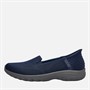 SKECHERS Womens Reggae Fest 2.0 Guiding Light Slip On Shoes Navy