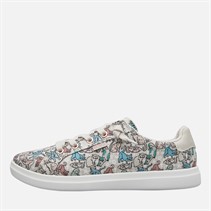SKECHERS Womens Bobs D'Vine Pattern Plays Trainers Natural Multi