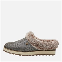 SKECHERS Womens Keepsakes 2.0 Charm Chateau Slippers Champagne