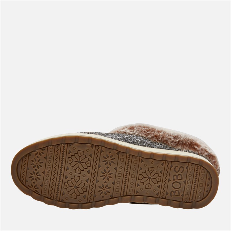 SKECHERS Womens Keepsakes 2.0 Charm Chateau Slippers Champagne