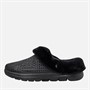 SKECHERS Womens Go Walk 5 Cozy Embrace Slippers Black/Black