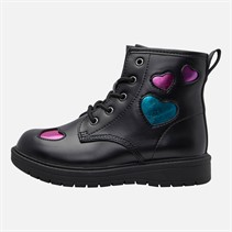SKECHERS Infant Girls Gravlen Metallic Amor Boots Black