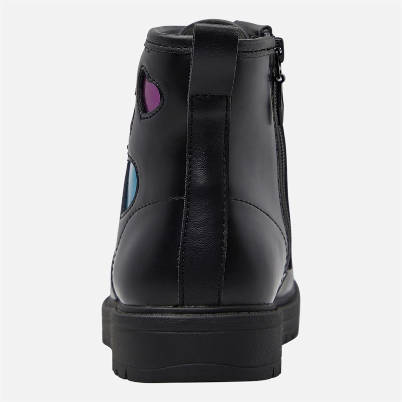 SKECHERS Infant Girls Gravlen Metallic Amor Boots Black