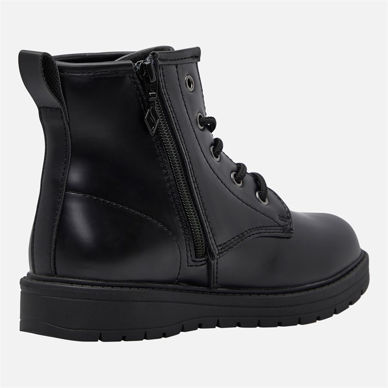 SKECHERS Infant Girls Gravlen Metallic Amor Boots Black