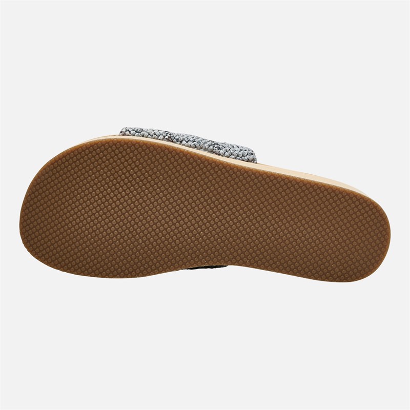 SKECHERS Womens Summer Salt Spray Wedge Comfort Sandals Blue