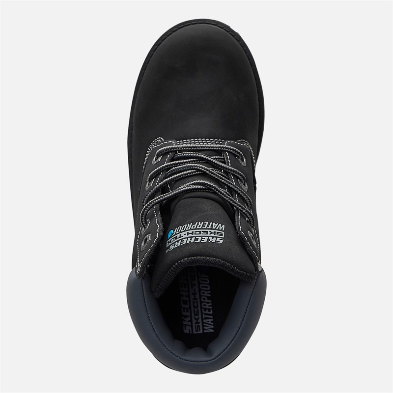 SKECHERS Kids Waterproof Power Reach Hydro Tread Boots Black