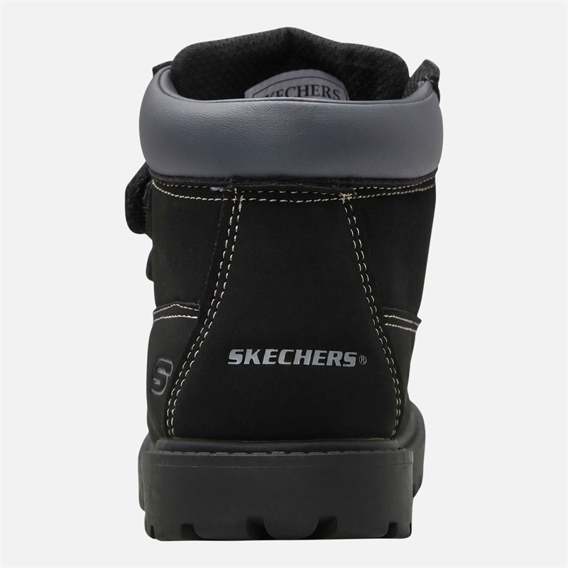 SKECHERS Infants Power Reach Lil' Lumberer Boots Black