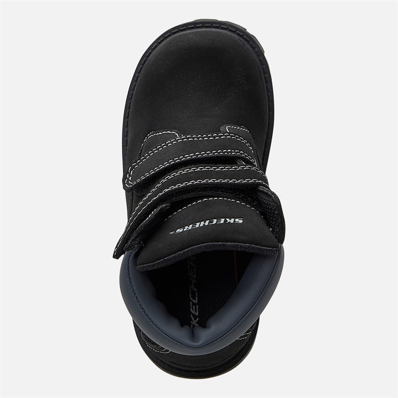 SKECHERS Infants Power Reach Lil' Lumberer Boots Black