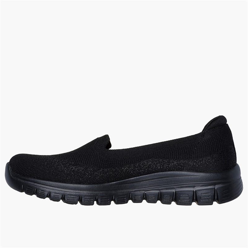 SKECHERS Baskets gracieuses Femme Noir