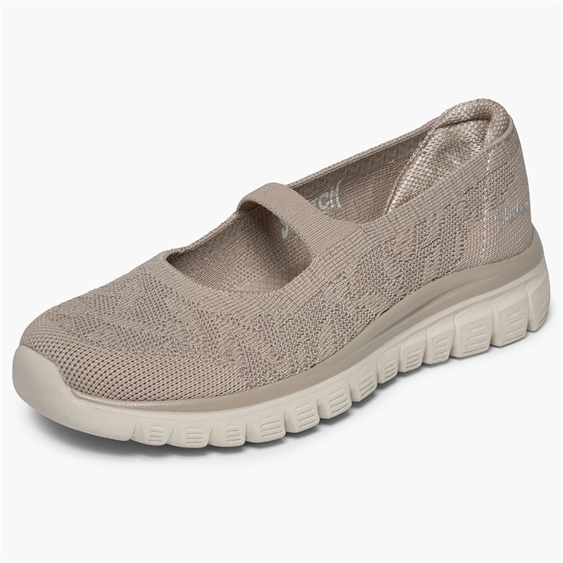 SKECHERS Baskets gracieuses Femme Natural